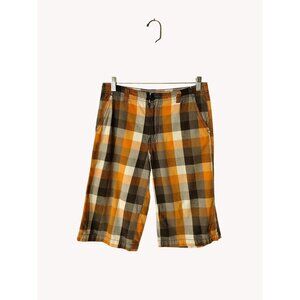 Dickies Shorts Boys 18 Bermuda Plaid Pockets Fall School Casual